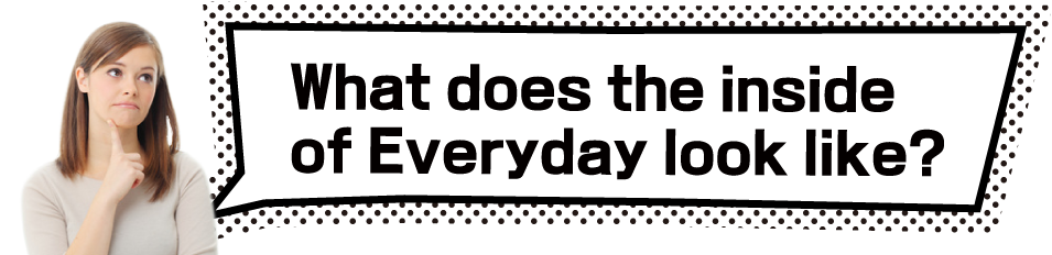 What does the inside of Everyday look like?